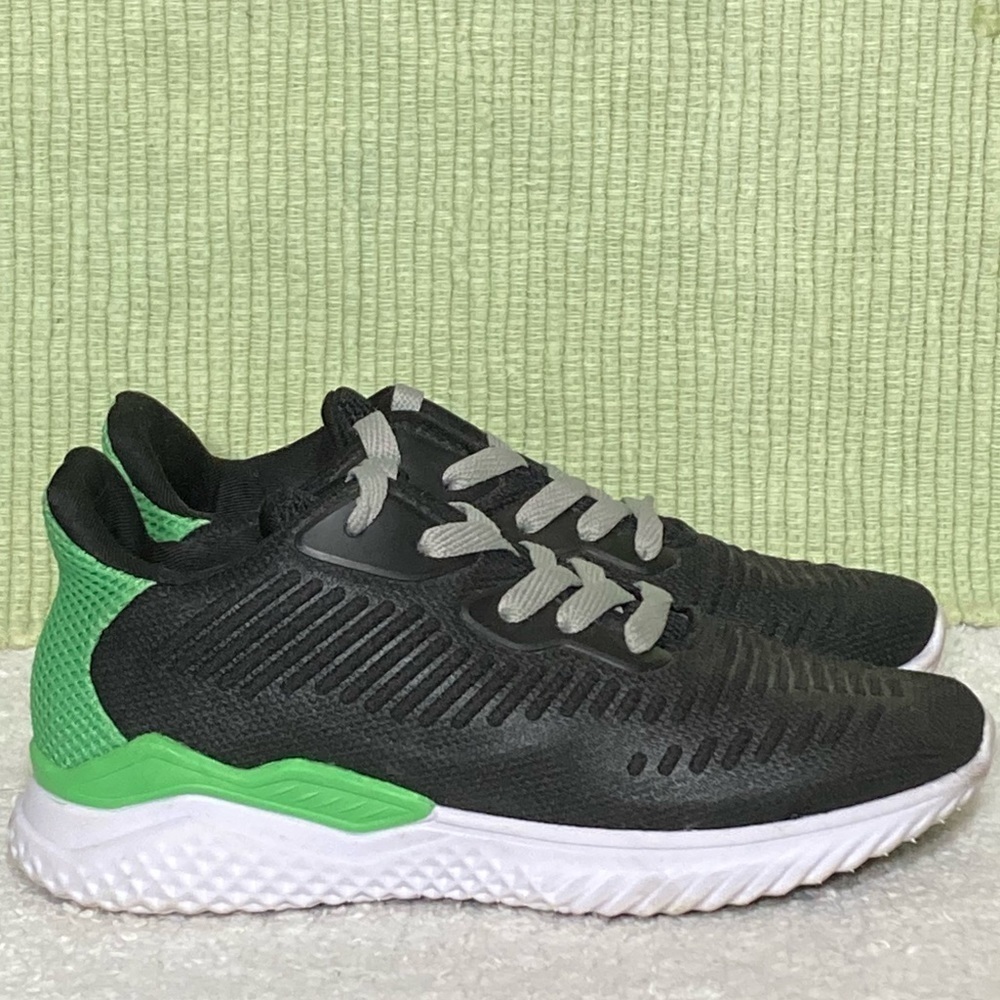 Champion Kids Cushion Fit Black Athletic Lace Up Low Sneakers Shoes Sz US 2